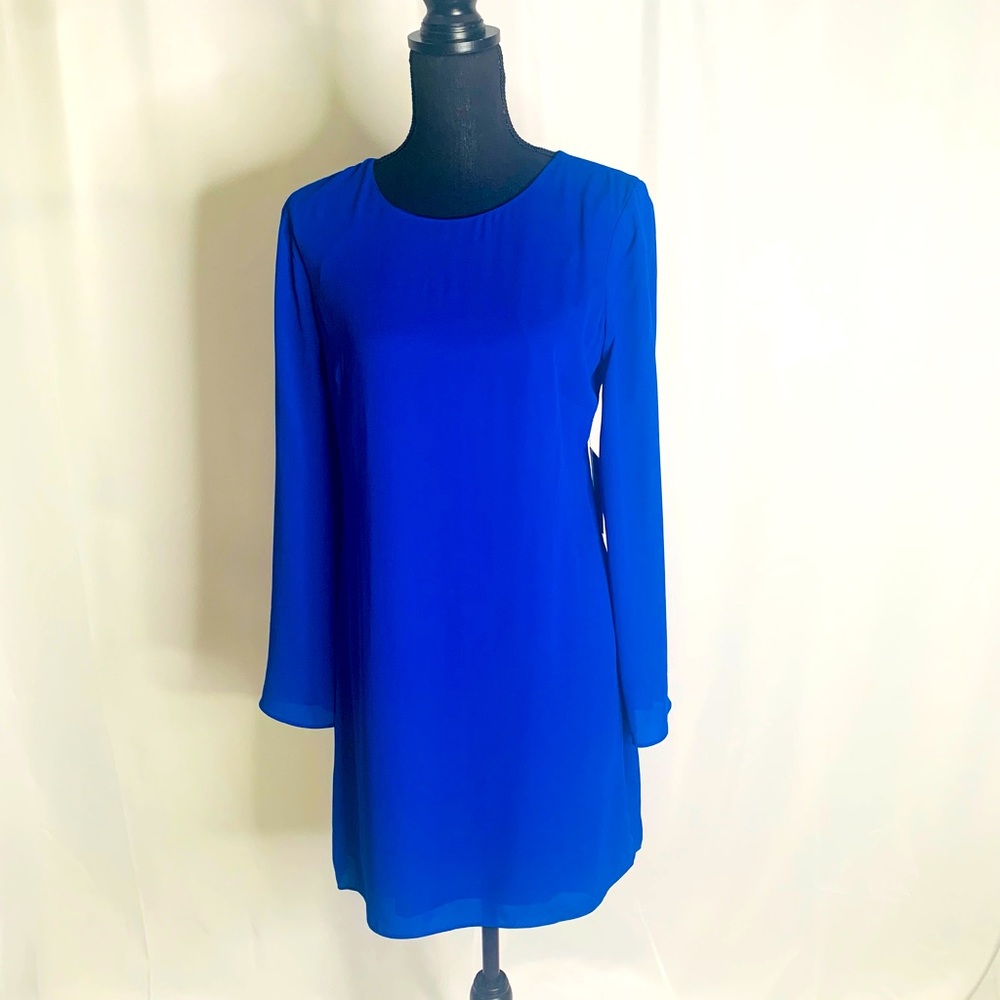 Express Blue Shift Dress.